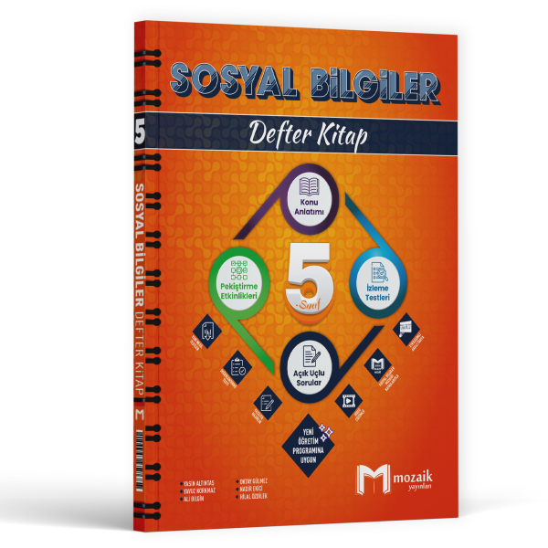 5.SINIF MOZAİK DEFTER SOSYAL BİLGİLER - 2025-26